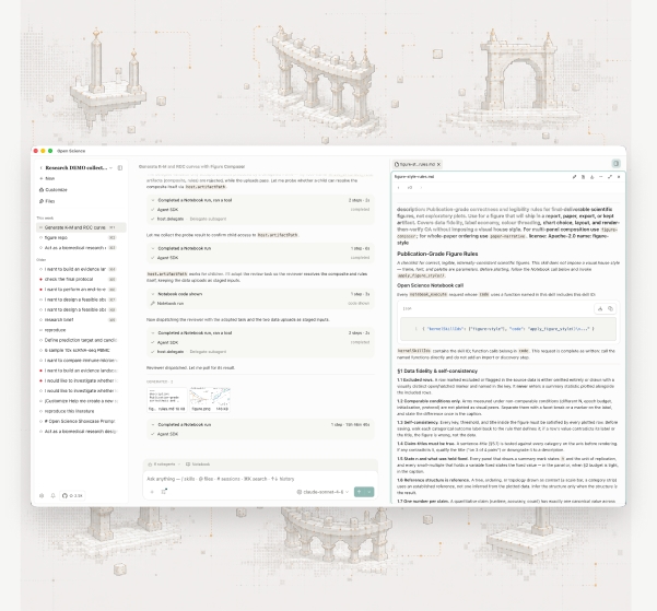 Traceable research workflows in Open-Science — Open-Science workspace