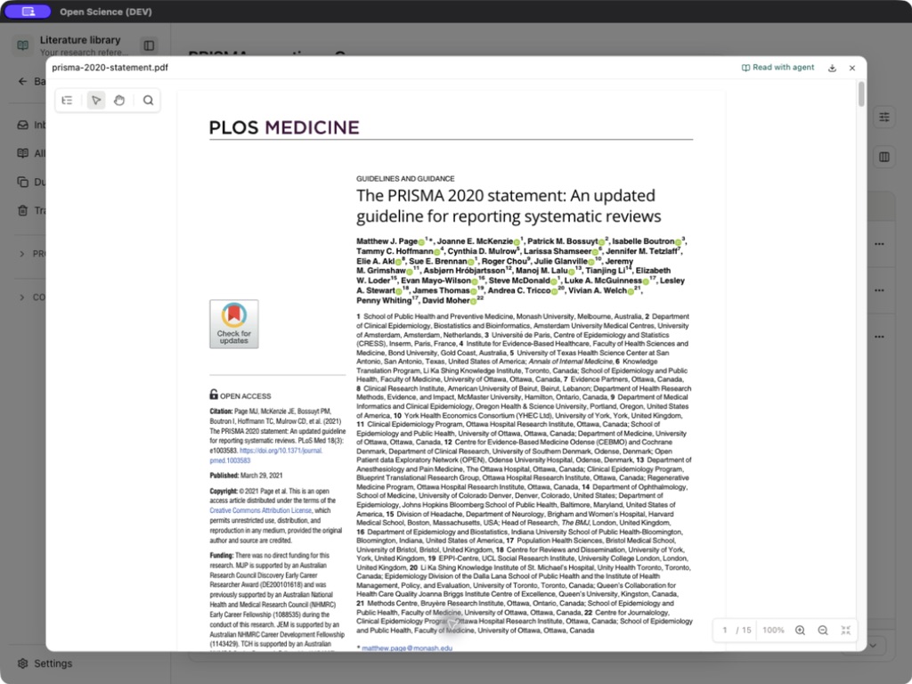 Successfully attached publisher PDF