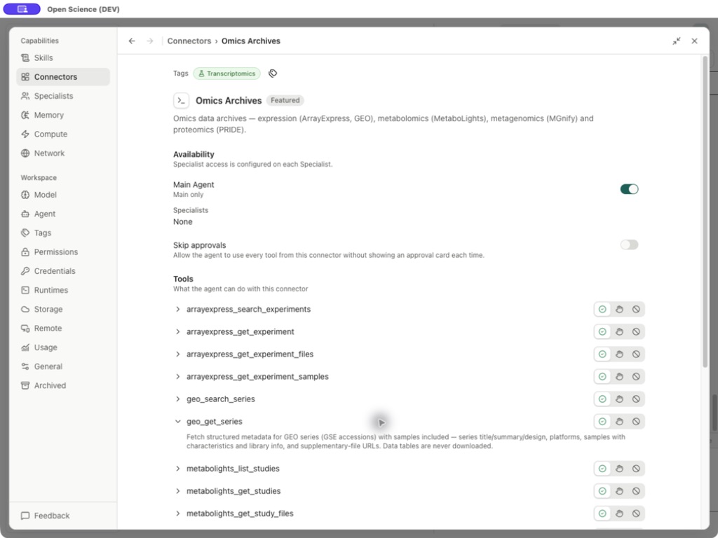 GEO metadata tool and its explicit download boundary