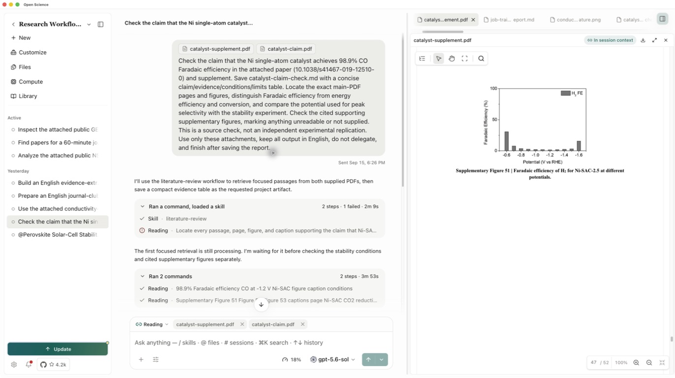 Both the article and supplement are attached to the actual evidence-check request