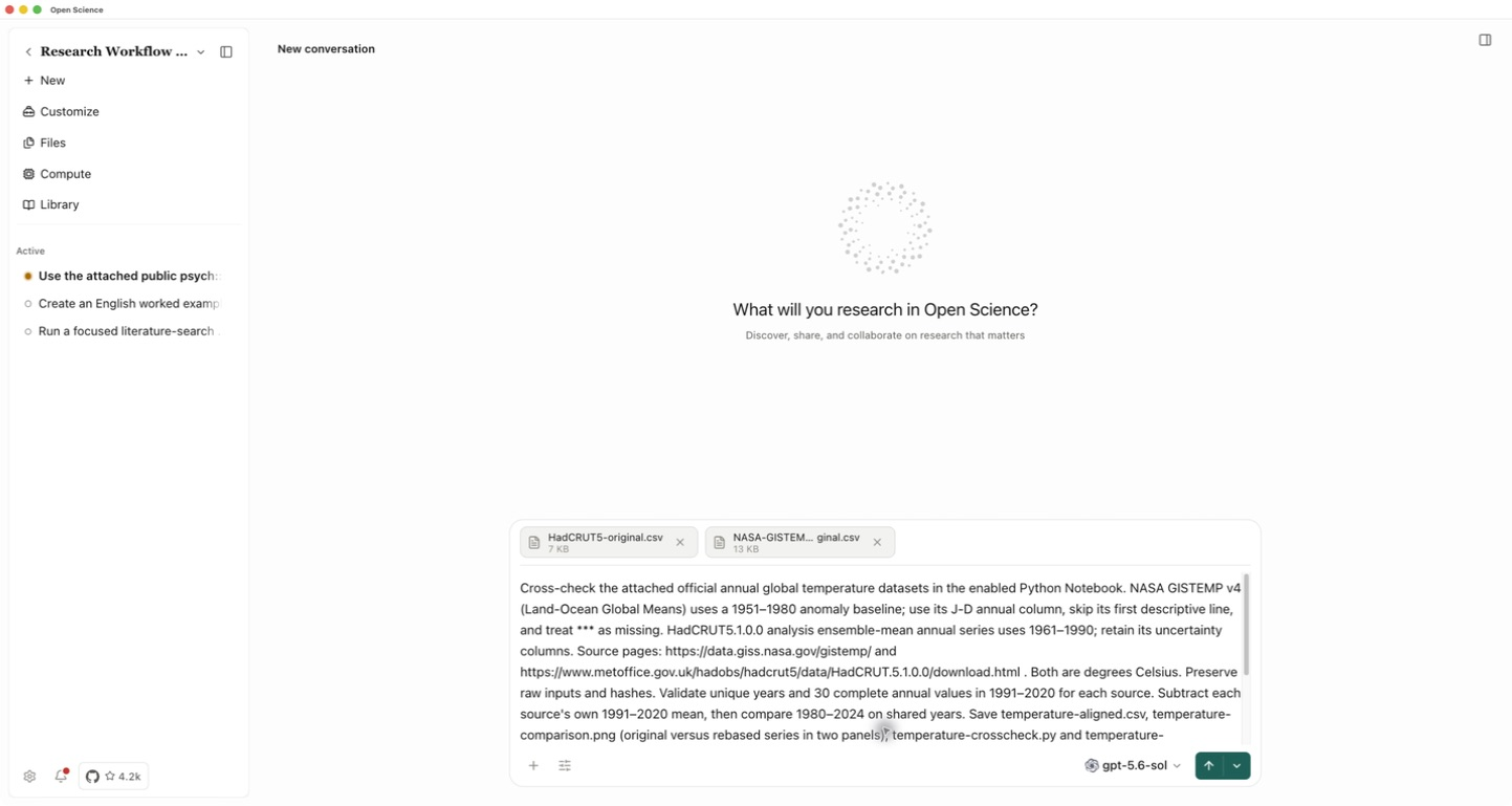 The two source CSVs attached to the comparison request