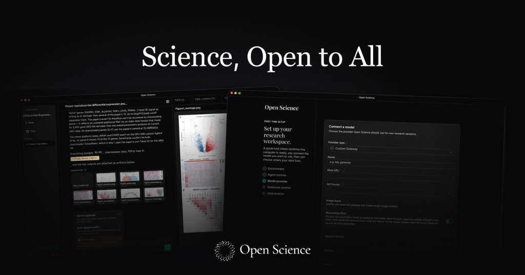 open-science website preview